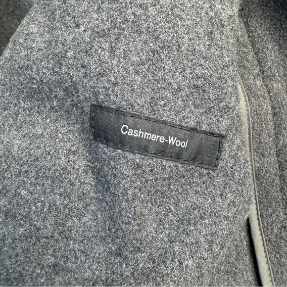Boss By Hugo Boss Chester Wool Cashmere Coat Mens 46R Gray Jacket - Picture 4 of 9